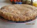 Apple shortbread pie