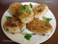 Chuletas de avena y patata con setas