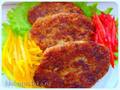 Fish cakes with apple