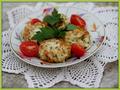 Cotolette tritate con formaggio ed erbe aromatiche