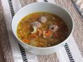 Lentil and spelled soup