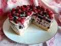 Berry souffle cake (từ mascarpone)