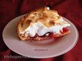 Plum pie with Italian meringue