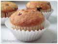 Muffins τυρί-πορτοκάλι με lingonberry