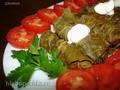 Dolma from pickled grape leaves in a pressure cooker (Polaris 0305)