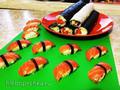 Rollos y sushi nigiri