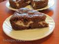 Torta di pasta frolla al cioccolato con ripieno di ricotta