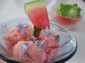 Sorbet dưa hấu với món quên