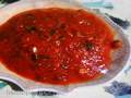 Ketchup con albahaca