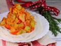 Fideos de arroz con verduras