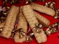 Galletas magras a través de una picadora de carne