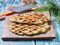 Wafels met courgette en parmezaan