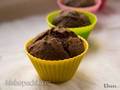 Muffin magri al cioccolato con farina di grano saraceno