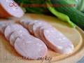 Salsiccia di maiale cotta con pancetta (salata)