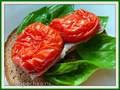 Pomodori e prugne al forno