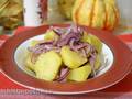 Insalata di patate magre con cipolle rosse sottaceto (secondo grado di digiuno)