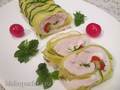 Terrine rol kipfilet met groenten