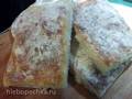 Italiaanse ciabatta flatbread