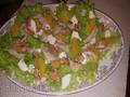 Kaassalade met zalm