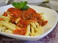 Pasta con salsa de verduras (Multicooker Marta MT-1989)