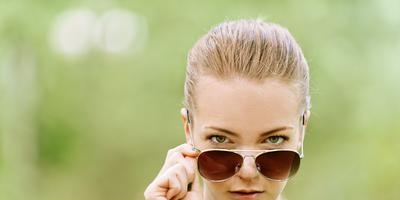 How face shape influences the choice of sunglasses