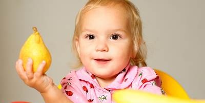 Healthy nutrition for children at the age of two