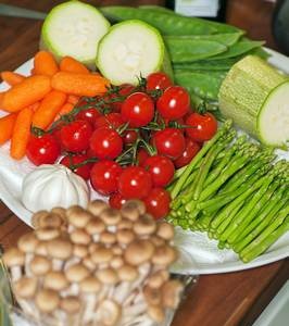 Pretrattamento di verdure, funghi e legumi