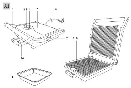 Nướng Bít tết & Nướng Redmond RGM-M802P