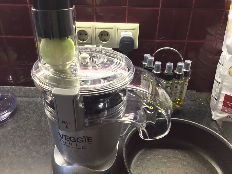 Veggie bullet 3 in 1: spiralizer, tagliaverdure, affettatrice