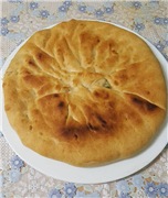 Ossetian pie in princess pizza maker