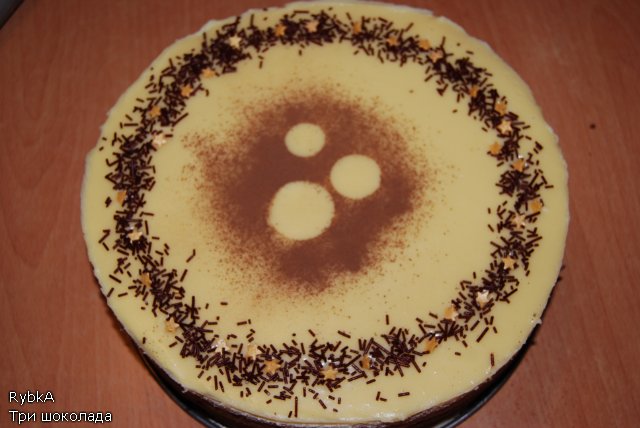 Torta Tre Cioccolatini