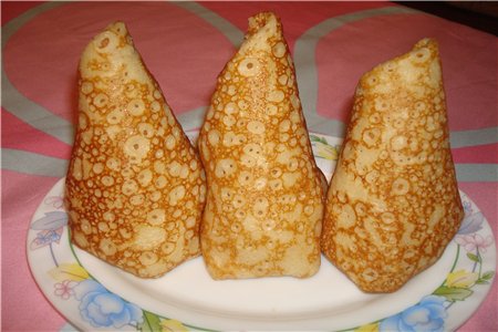 Custard pancakes Zvezdulina