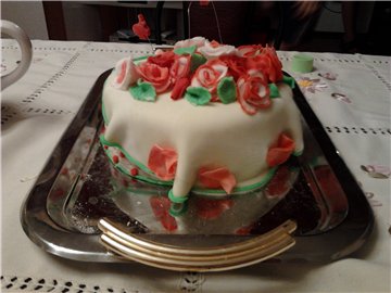 Mga cake ng bulaklak