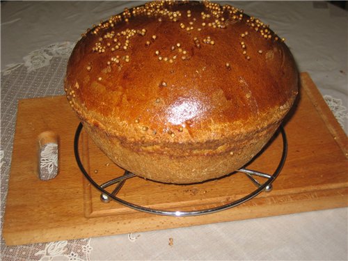 Brewed wheat bread (oven)