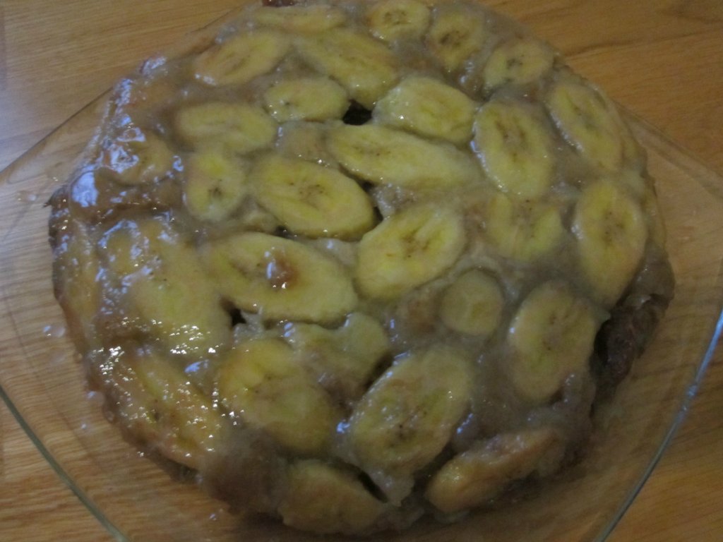 Torta alla banana e caramello