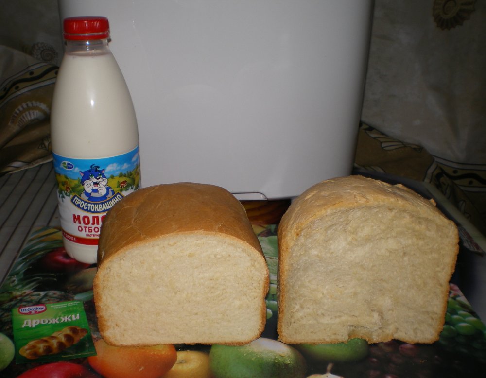 Panasonic SD-2501. Melk brood