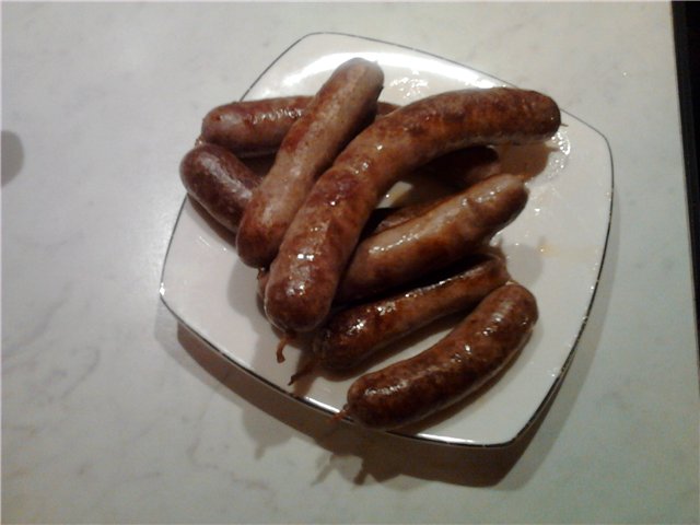 Sausage at home