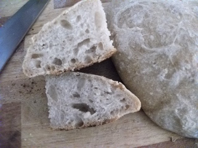 Italian bread (Ann Thibeault) in the oven