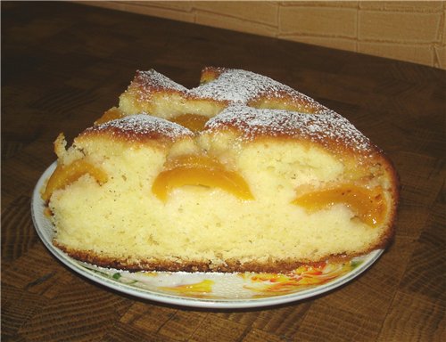 Torta di pesche noci