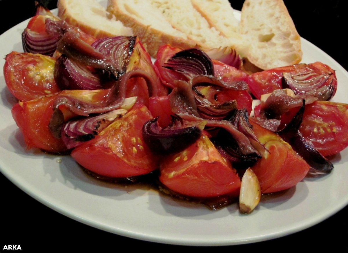 Ensalada de tomate al horno