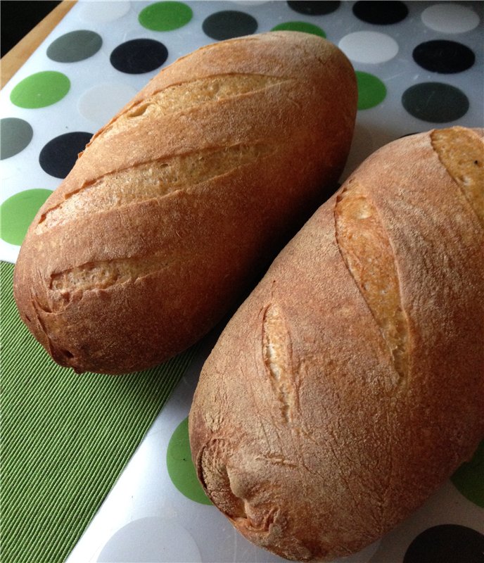 Pain de Campagne, Peter Reinhart (piekarnik)