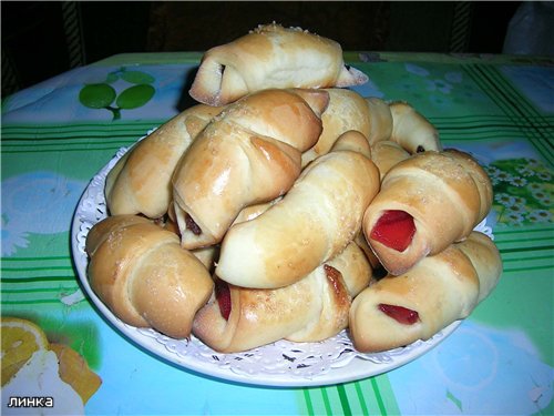 Bagel con marmellata.