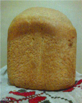 French sourdough bread in a bread maker