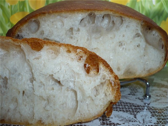 Italiaans brood (Ann Thibeault) in de oven