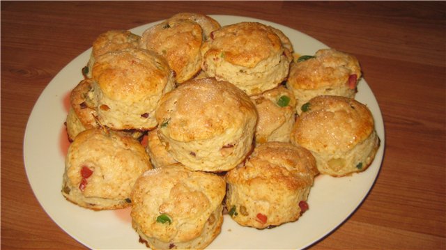 Engelse koekjes "Scones" door R. Bertine