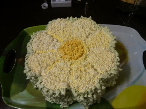 Mga cake ng bulaklak