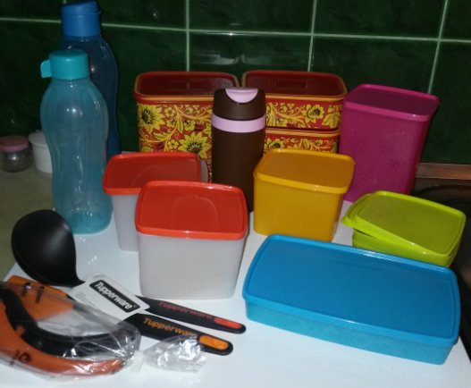 Platos de plástico Tupperware - opiniones