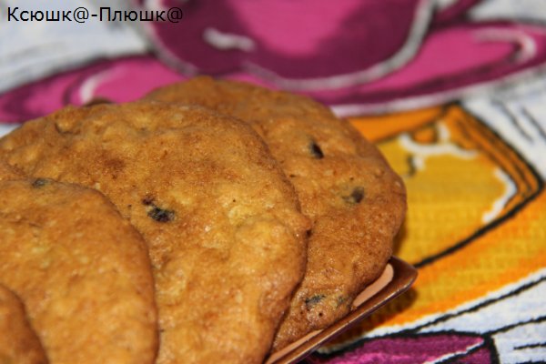 Orange cookies with cranberries