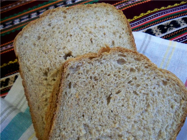 Pane di segale integrale con farina integrale Contadina