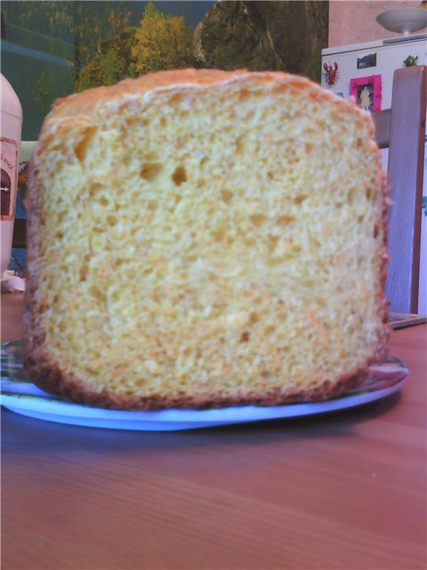 Sweet carrot bread (bread maker)